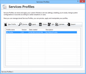 Vista Services Optimizer