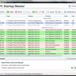 Startup Master 3 - Main Interface