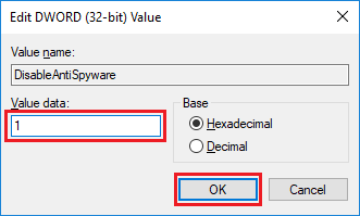 Optimize Windows 10 - Disable Windows Defender