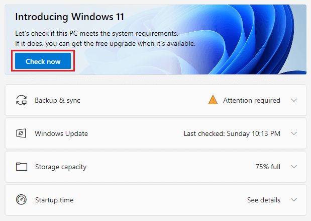 Windows 11 PC Check