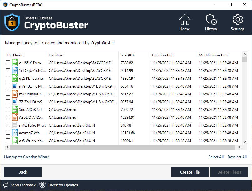 Honeypots Manager - CryptoBuster