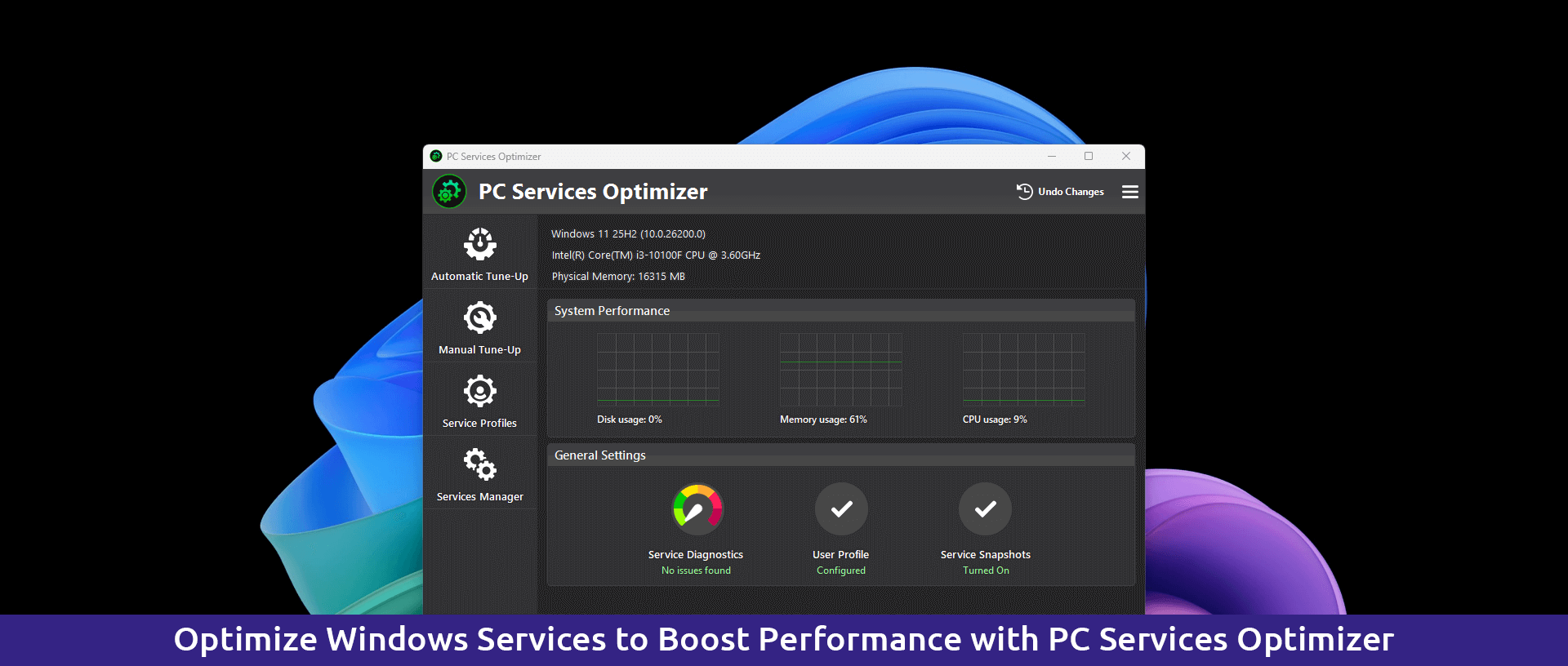Optimize Windows Services with PC Services Optimizer v5