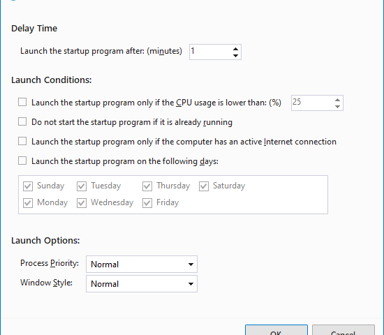 PC Startup Master- Delay programs to optimize windows startup