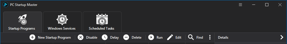 PC Startup Master header