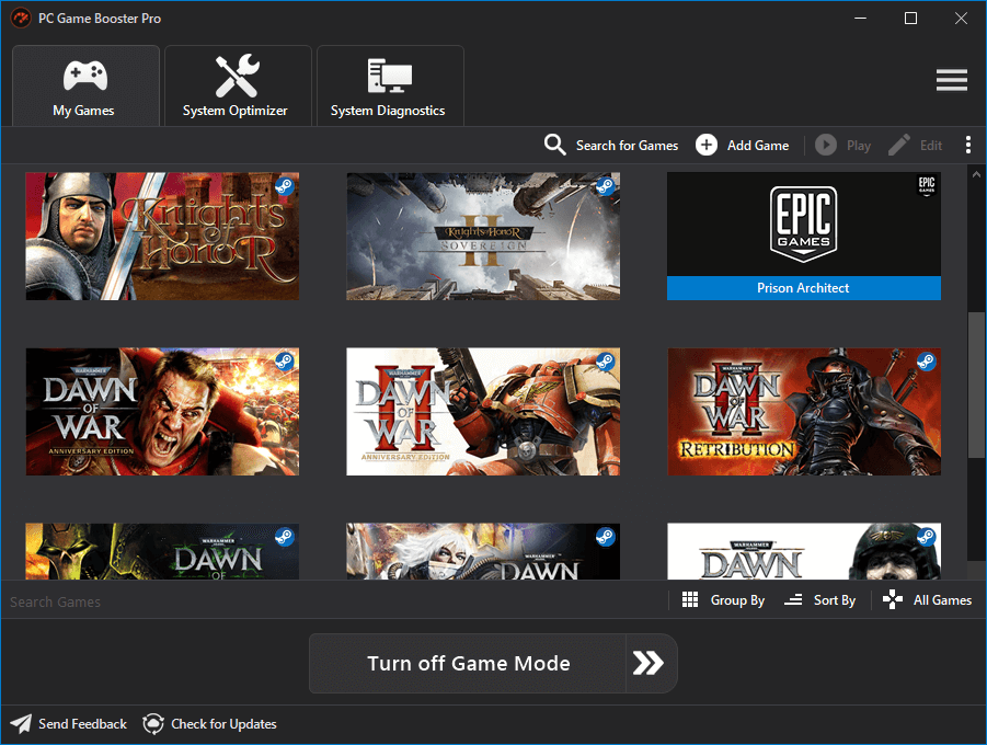 Game Booster - Games Manager
