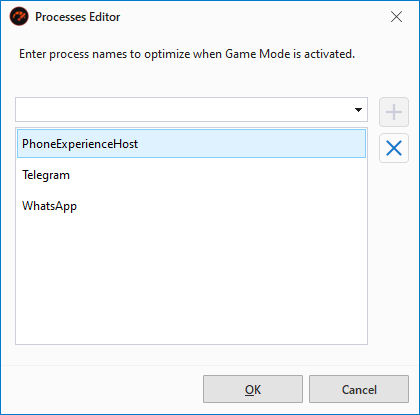 PC Game Booster - Settings Editor