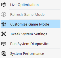 PC Game Booster - Customize Game Mode
