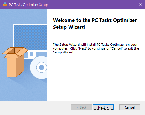 PC Tasks Optimizer installer